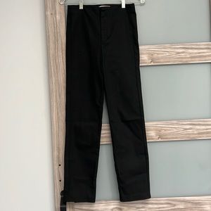 Madewell high waisted black straight trousers, size 26